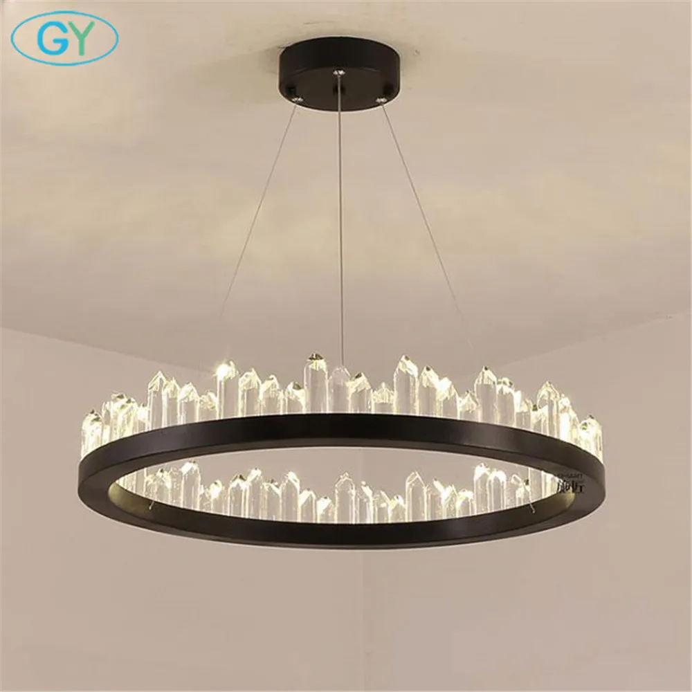 Modern led up chandeliers, D40cm D60cm D80cm new rings crystal lustre chandelier lighting, industrial black ceiling hanging lamp
Modern led up chandeliers, D40cm D60cm D80cm new rings crystal lustre chandelier lighting, industrial black ceiling hanging lamp