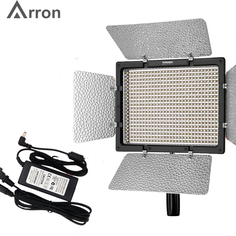 Yongnuo YN600 II YN600L II 5500K LED Video Light + Falcon Eyes AC Adapter Set Support Remote Control by Phone App for Interview
Yongnuo YN600 II YN600L II 5500K LED Video Light + Falcon Eyes AC Adapter Set Support Remote Control by Phone App for Interview