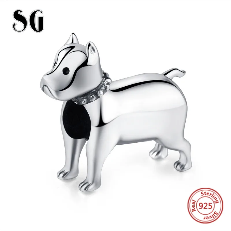 SG Sterling Silver 925 customized dog beads animal charms Fit Original pandora bracelets Jewelry making for women Gifts
SG Sterling Silver 925 customized dog beads animal charms Fit Original pandora bracelets Jewelry making for women Gifts
