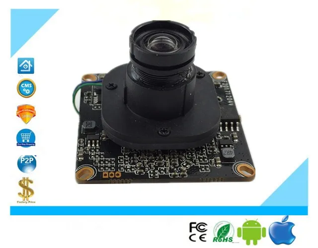 CCTV IP Camera module Hi3516E+SC2235 with Lens focused and IR-CUT 2.0MP 1080P CMOS 1920*1080 Full HD
CCTV IP Camera module Hi3516E+SC2235 with Lens focused and IR-CUT 2.0MP 1080P CMOS 1920*1080 Full HD