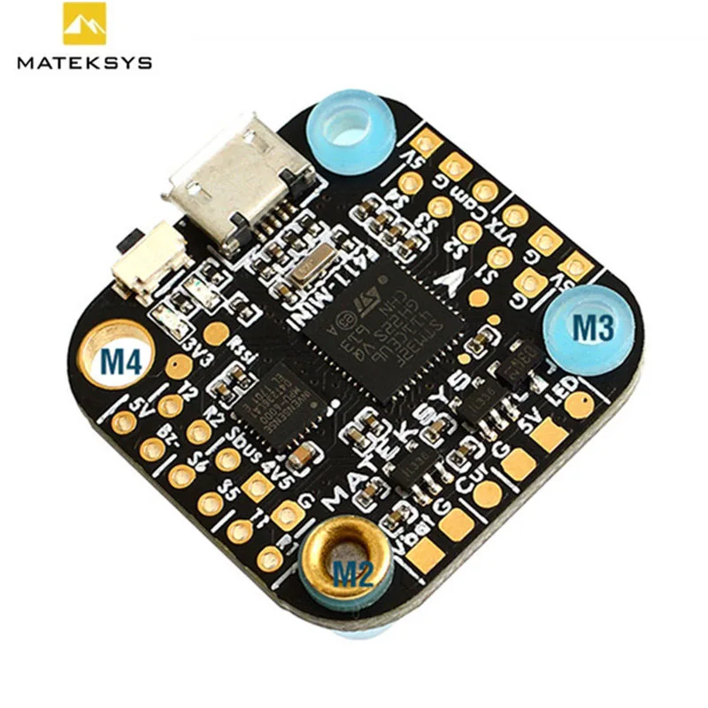 Matek System 20*20mm F411-mini Mini F4 Flight Controller AIO OSD BEC and LED Strip for RC Drone Quadcopter Models Spare Part DIY
Matek System 20*20mm F411-mini Mini F4 Flight Controller AIO OSD BEC and LED Strip for RC Drone Quadcopter Models Spare Part DIY