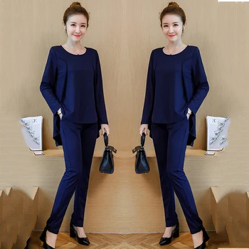 2019 Women's Spring and Autumn New Sportswear Women's 2 Piece Loose Large Size Set 5XL Fashion Tops and Pants Set Sportswear
2019 Women's Spring and Autumn New Sportswear Women's 2 Piece Loose Large Size Set 5XL Fashion Tops and Pants Set Sportswear