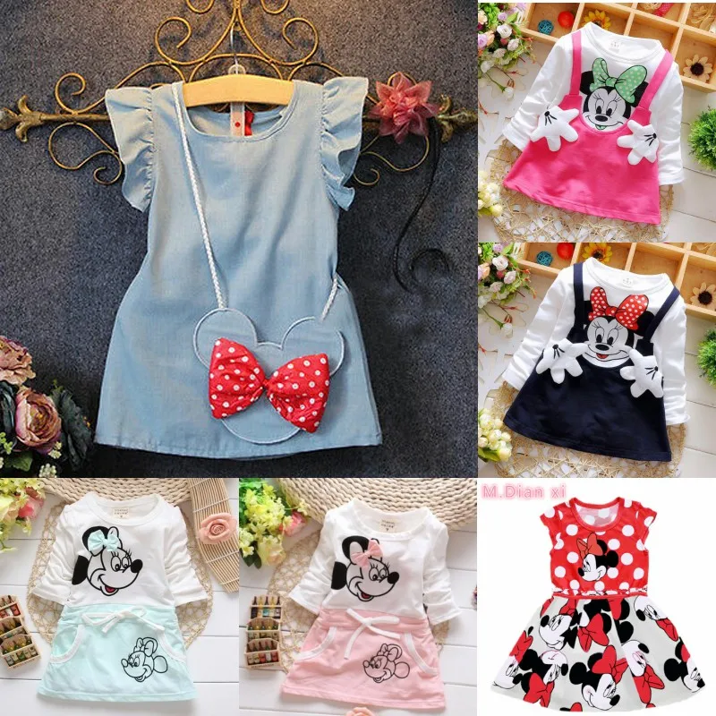 Girl Dress 2019 Summer New ,Cotton Cartoon Fashion Dress Minnie Handbag Clothing Children Princess Dress Casual Wear
Girl Dress 2019 Summer New ,Cotton Cartoon Fashion Dress Minnie Handbag Clothing Children Princess Dress Casual Wear