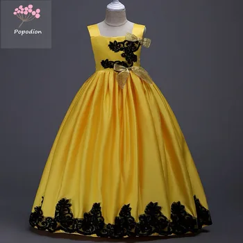 Popodion flower girl dresses yellow ball gown pageant dresses for girls flower girl dresses for weddings vestido longo FGD10093
Popodion flower girl dresses yellow ball gown pageant dresses for girls flower girl dresses for weddings vestido longo FGD10093