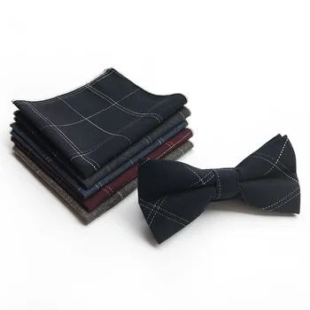 2019 Unique Design Fashion Explosions Dress British Style Cotton Bow Tie Men's Wedding Dress Suit Bow Tie Pocket Towel Suit
2019 Unique Design Fashion Explosions Dress British Style Cotton Bow Tie Men's Wedding Dress Suit Bow Tie Pocket Towel Suit