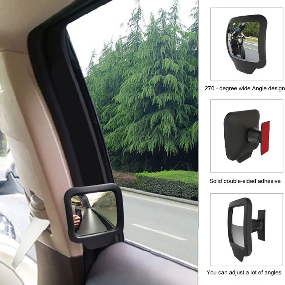 1 pcs Adjustable 270 Degree Wide-angle Lens Design Car Rear Seat Rearview Mirror Backseat Blind Spot Mirror
1 pcs Adjustable 270 Degree Wide-angle Lens Design Car Rear Seat Rearview Mirror Backseat Blind Spot Mirror
