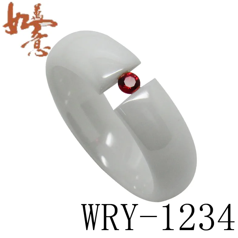 Free Shipping 5mm Domed Half Round White High Polish Zirconia Ceramic Ring red CZ inlay Fashion Jewelry Finger Ring
Free Shipping 5mm Domed Half Round White High Polish Zirconia Ceramic Ring red CZ inlay Fashion Jewelry Finger Ring