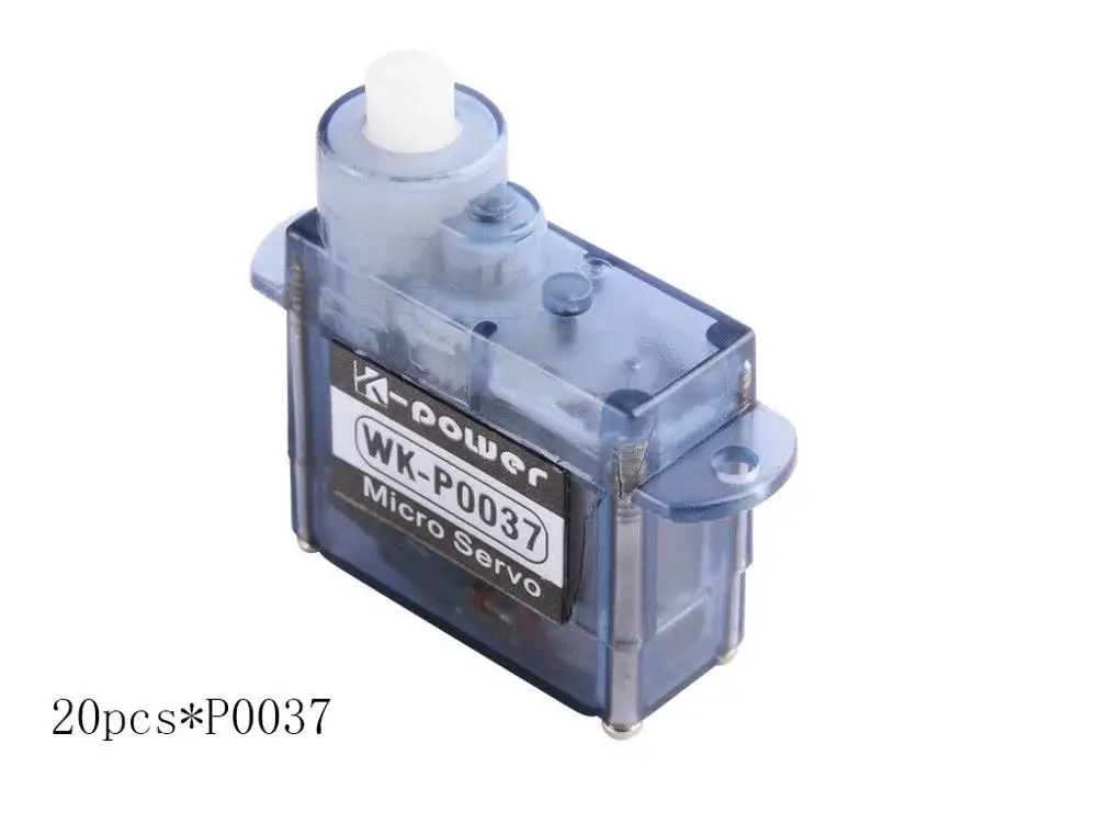 20PCS K-power P0037 Analog Servo 3.7g / 0.85kg-cm Plastic Gear Coreless servo MINI/micro servo for RC Airplane
20PCS K-power P0037 Analog Servo 3.7g / 0.85kg-cm Plastic Gear Coreless servo MINI/micro servo for RC Airplane