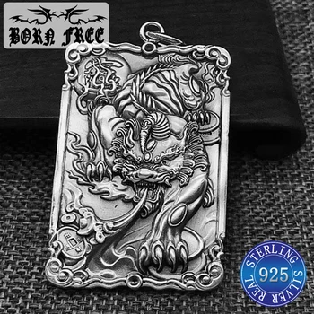 925 sterling silver rectangle pendant buddhist necklace carved wild animal jewelry fashion joyas best friends necklace ethnic
925 sterling silver rectangle pendant buddhist necklace carved wild animal jewelry fashion joyas best friends necklace ethnic