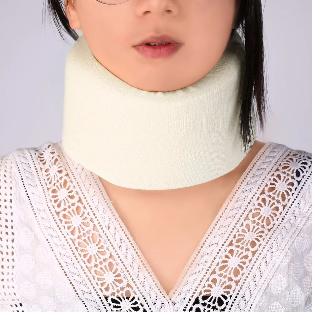 Safety Soft White Firm Foam Cotton Cervical Collar Neck Brace Support Shoulder Pain Relief Color Easy Adjustment New
Safety Soft White Firm Foam Cotton Cervical Collar Neck Brace Support Shoulder Pain Relief Color Easy Adjustment New