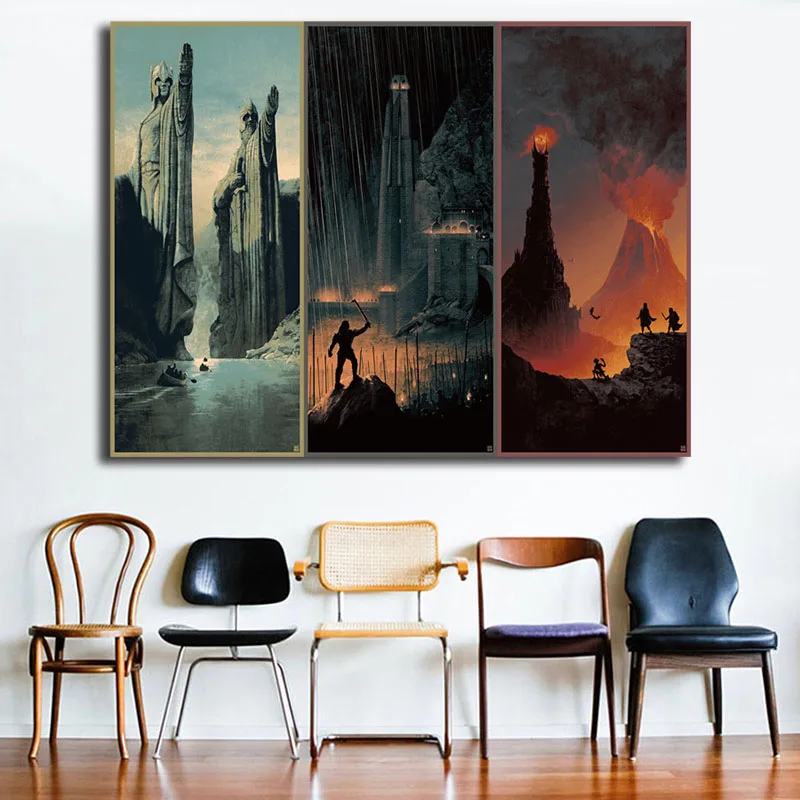 The Lord Of The Rings Trilogy Poster Set And The Hobbit Vintage Art Canvas Print Wall Picture Modern Home Room Wall Decoration
The Lord Of The Rings Trilogy Poster Set And The Hobbit Vintage Art Canvas Print Wall Picture Modern Home Room Wall Decoration