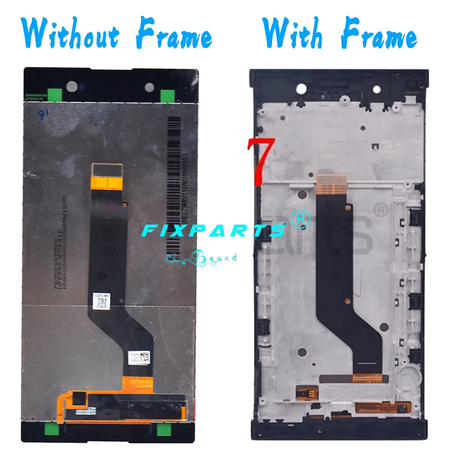 Sony Xperia XA1 Ultra LCD Display Touch Screen Digitizer Assembly With Frame