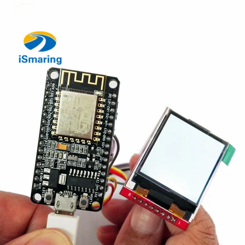 Official iSmaring ESP8266 Development Kit with Display Screen TFT Show Image or Word by Nodemcu Board DIY Kit Experiment Functio
Official iSmaring ESP8266 Development Kit with Display Screen TFT Show Image or Word by Nodemcu Board DIY Kit Experiment Functio