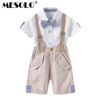 MESOLO Korean version, men's treasure, gentleman's bow tie, short sleeved children's clothing, good quality children's dress.
MESOLO Korean version, men's treasure, gentleman's bow tie, short sleeved children's clothing, good quality children's dress.