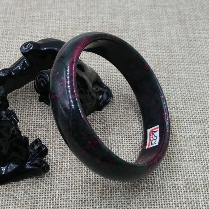 65mm Chinese Vintage Fashion Beautiful Purple Peach Jade Bangle Bracelet A-1321 28% 10.13
65mm Chinese Vintage Fashion Beautiful Purple Peach Jade Bangle Bracelet A-1321 28% 10.13