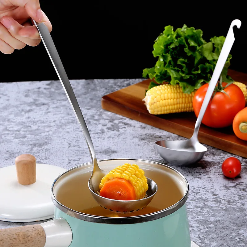 Thicken 304 Stainless Steel Hot Pot Soup Spoon Colander Household Kitchen Long Handle Anti-scalding Soup Porridge Spoons
Thicken 304 Stainless Steel Hot Pot Soup Spoon Colander Household Kitchen Long Handle Anti-scalding Soup Porridge Spoons