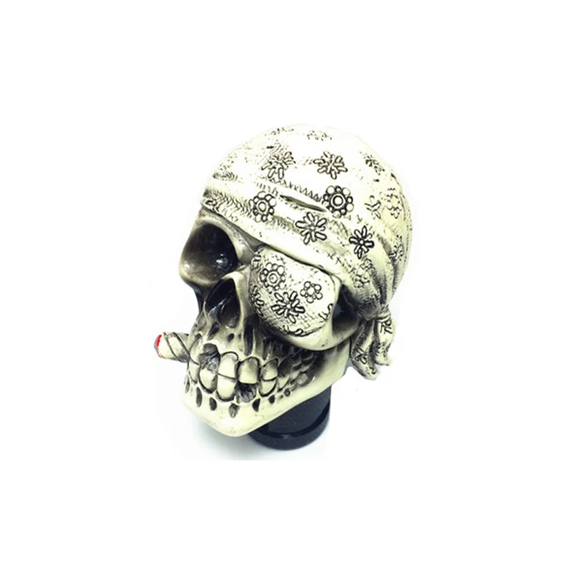 New Universal Silver Manual Transmission Car Gear Stick Shifter PirateKnob Lever Cover Resin Skull PirateHead
New Universal Silver Manual Transmission Car Gear Stick Shifter PirateKnob Lever Cover Resin Skull PirateHead