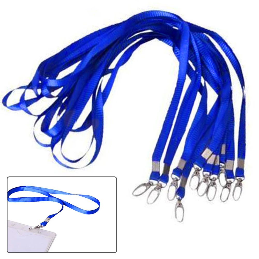 10Pcs/pack Wholesale Company Factory Card Rope Sling Certificate Lanyard Business School Sling ID Card Badges String Blue
10Pcs/pack Wholesale Company Factory Card Rope Sling Certificate Lanyard Business School Sling ID Card Badges String Blue