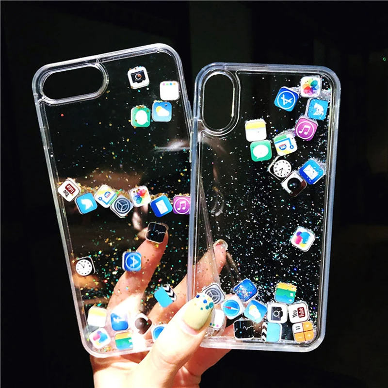 Amusing Water Liquid quicksand soft Case For coque iphone x xs max xr 6s 7 8 6 Plus capinha Mobile Phone Apps instagram facebook
Amusing Water Liquid quicksand soft Case For coque iphone x xs max xr 6s 7 8 6 Plus capinha Mobile Phone Apps instagram facebook