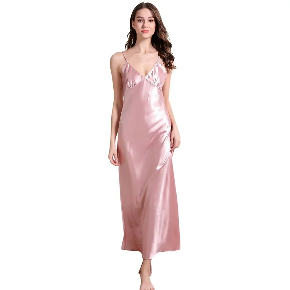 Ms. Silk Sexy v-Neck Off The Shoulder Nightdress Summer Spaghetti Strap Backless Long Section Comfortable Сексуальная Пижама
Ms. Silk Sexy v-Neck Off The Shoulder Nightdress Summer Spaghetti Strap Backless Long Section Comfortable Сексуальная Пижама