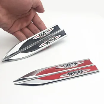FDIK 2PCS/set Car Fender Side Stickers Metal JCW Auto Badge Emblem Decals for MINI Cooper R50 R52 R53 R55 R56 R57 R58 R59 R60
FDIK 2PCS/set Car Fender Side Stickers Metal JCW Auto Badge Emblem Decals for MINI Cooper R50 R52 R53 R55 R56 R57 R58 R59 R60