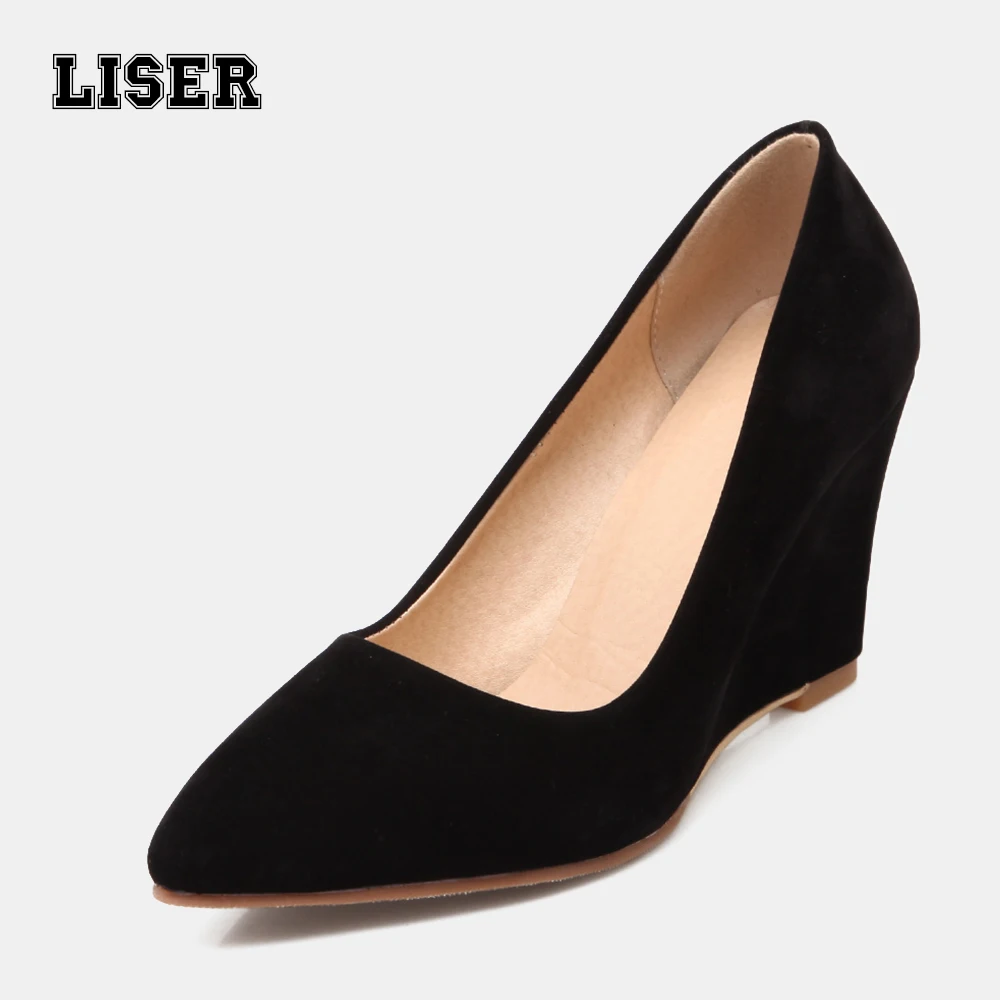 2019 fashion wedges shoes for women candy colors pumps faux suede shallow slip on high heels formal office ladies summer shoes
2019 fashion wedges shoes for women candy colors pumps faux suede shallow slip on high heels formal office ladies summer shoes