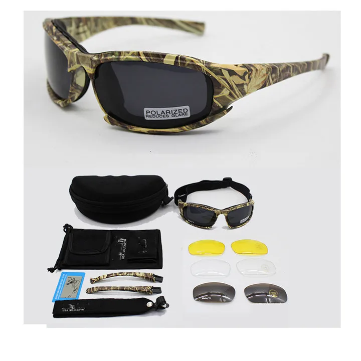 High Quality Motorcycle Glasse Army Goggles UVB X7 Polarized War Game Desert Storm 4 Lens Outdoor Sports Hunting Sunglasses
High Quality Motorcycle Glasse Army Goggles UVB X7 Polarized War Game Desert Storm 4 Lens Outdoor Sports Hunting Sunglasses