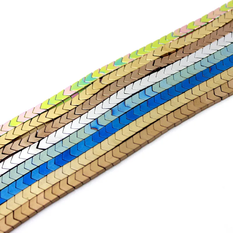 1 Strand/lot Color Coated Rainbow Gold Silver Arrow Shape Beads Hematite Loose Beads for Jewelry Making Drop Shipping RHLB1052
1 Strand/lot Color Coated Rainbow Gold Silver Arrow Shape Beads Hematite Loose Beads for Jewelry Making Drop Shipping RHLB1052