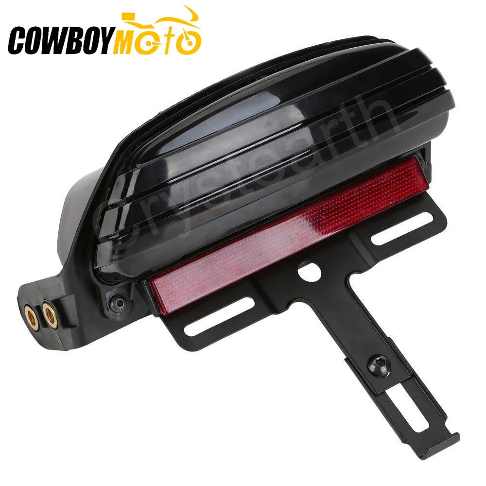 Motorcycle Tri-Bar Rear Fender LED Tail Brake Light Licence Plate Bracket Taillight For Harley FXST FXSTB FXSTC FXSTS FLSTSB
Motorcycle Tri-Bar Rear Fender LED Tail Brake Light Licence Plate Bracket Taillight For Harley FXST FXSTB FXSTC FXSTS FLSTSB