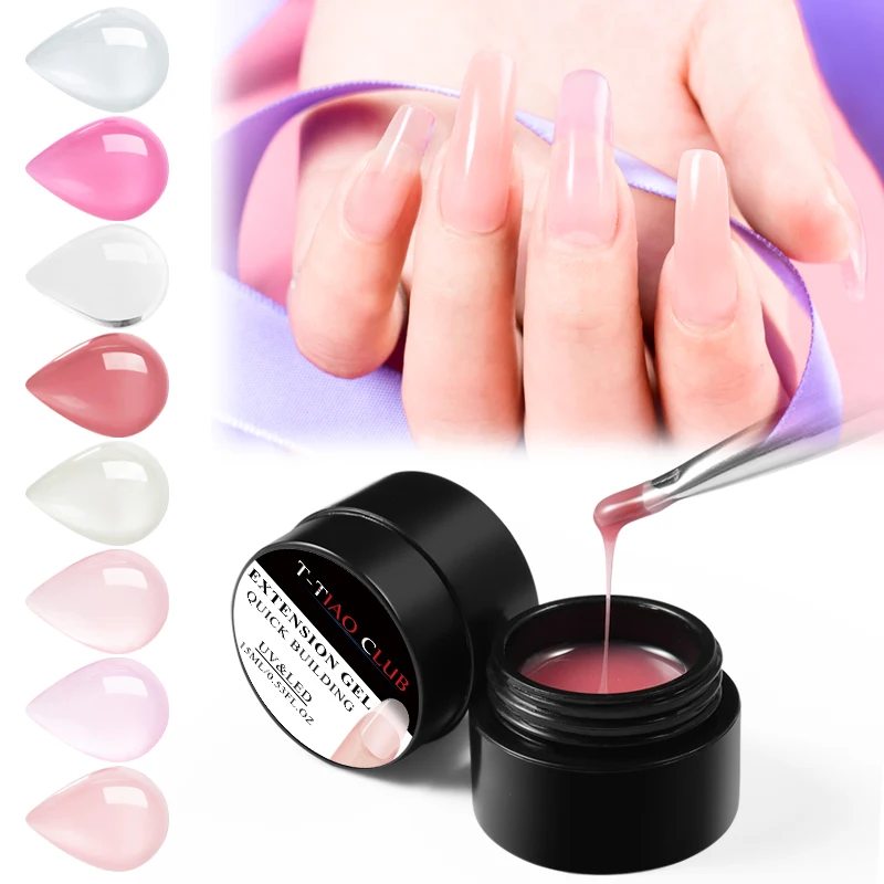 T-TIAO CLUB 15ml Poly Nail Extension Gels Thick Builder UV Gel Natural UV Gel Manicure Finger Building Gel Tips
T-TIAO CLUB 15ml Poly Nail Extension Gels Thick Builder UV Gel Natural UV Gel Manicure Finger Building Gel Tips