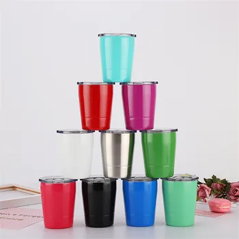 260ml Coffee Mug Stainless Steel Stemless Wine glass Vacuum Insulated Tumbler Travel Vehicle Tea Cup Beer mug with lids straw
260ml Coffee Mug Stainless Steel Stemless Wine glass Vacuum Insulated Tumbler Travel Vehicle Tea Cup Beer mug with lids straw