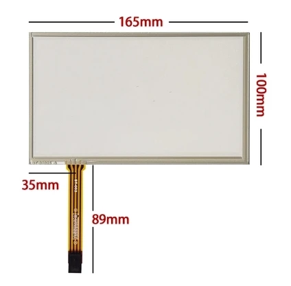 165*100 new 7 inch Touch Screen resistance type four line vehicle navigation touch board handwriting screen DVD GPS
165*100 new 7 inch Touch Screen resistance type four line vehicle navigation touch board handwriting screen DVD GPS