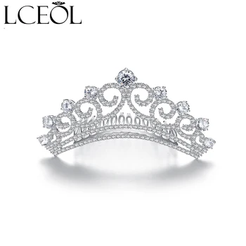 LCEOL European Vintage Tiaras Bridal Jewelry Quinceanera Zircon Crystal Crowns Pageant Wedding Hair Accessories For Brides
LCEOL European Vintage Tiaras Bridal Jewelry Quinceanera Zircon Crystal Crowns Pageant Wedding Hair Accessories For Brides