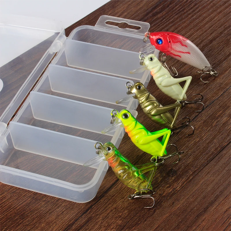 General purpose luya fresh water hard bait grasshopper minot false bait set green grass carp pass
General purpose luya fresh water hard bait grasshopper minot false bait set green grass carp pass
