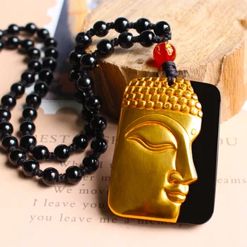 Black stone natural Bodhisattva necklace Men Do not fade Lucky Pendant Buddha Jewelry
Black stone natural Bodhisattva necklace Men Do not fade Lucky Pendant Buddha Jewelry
