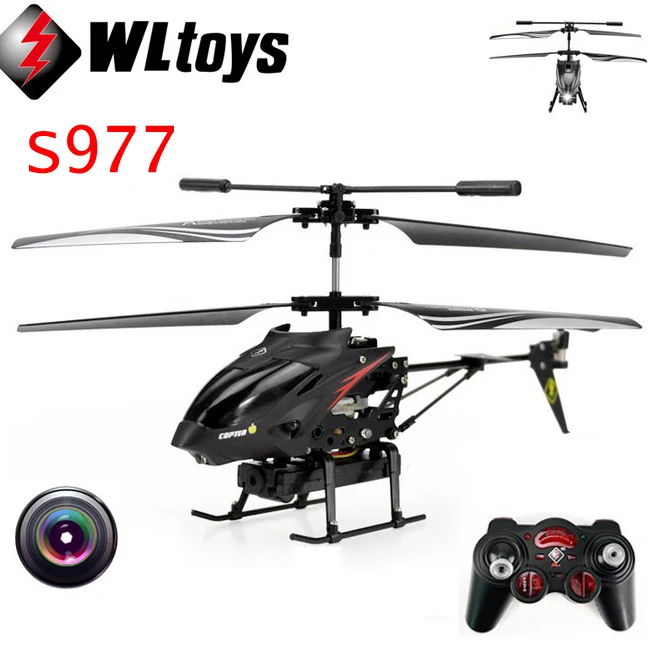 Wltoys S977 3.5 CH Radio Remote Control Helicopter Metal Gyro RC Quadcopter With Camera Electronic Toy Professional Mini Drones
Wltoys S977 3.5 CH Radio Remote Control Helicopter Metal Gyro RC Quadcopter With Camera Electronic Toy Professional Mini Drones