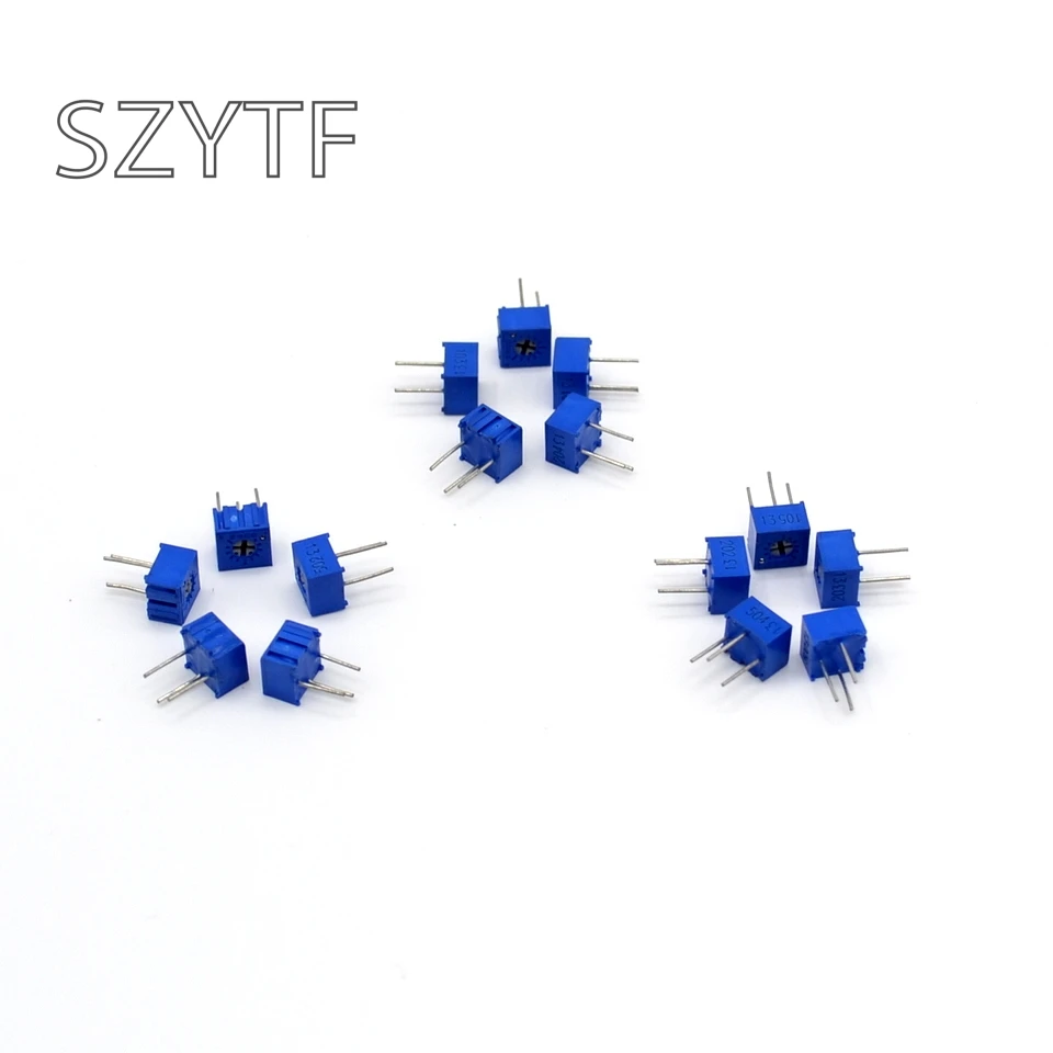 3362P 103 Top Adjustable Single Turn Potentiometer 1K 2K 5K 50K 100K 200K 500K 1M
3362P 103 Top Adjustable Single Turn Potentiometer 1K 2K 5K 50K 100K 200K 500K 1M