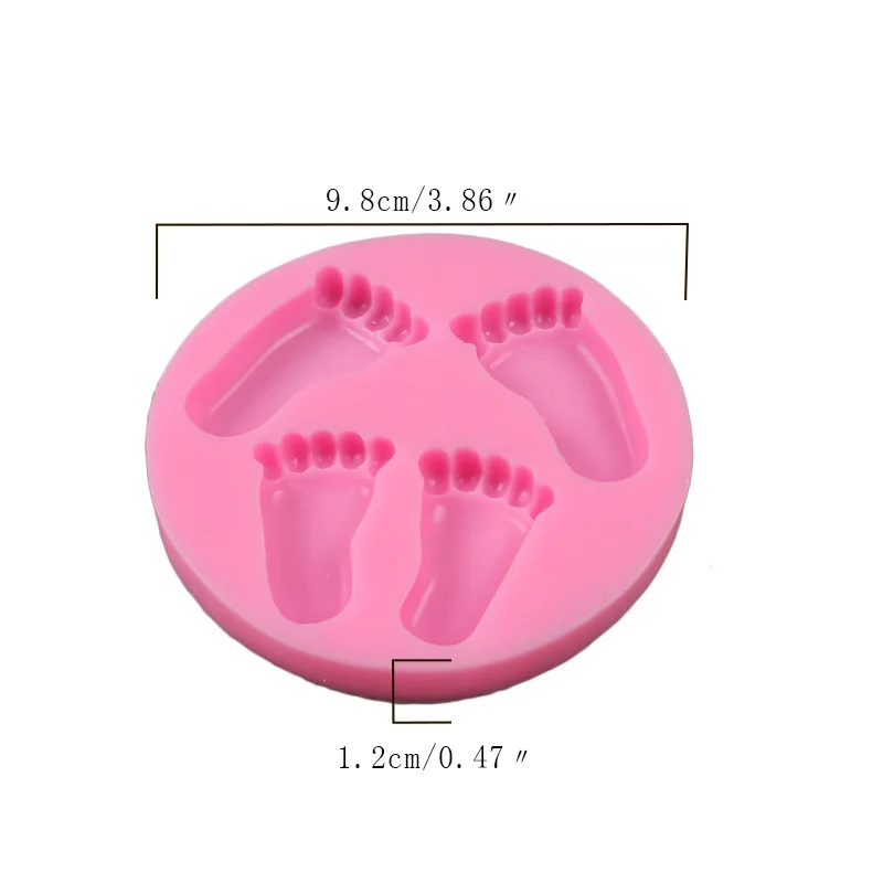 HOHGIULIA Cute 3D Modelling Little Feet Molds Silicone Fondant Mold Party Cake Topper Decorating Chocolate Resin Molds A177
HOHGIULIA Cute 3D Modelling Little Feet Molds Silicone Fondant Mold Party Cake Topper Decorating Chocolate Resin Molds A177