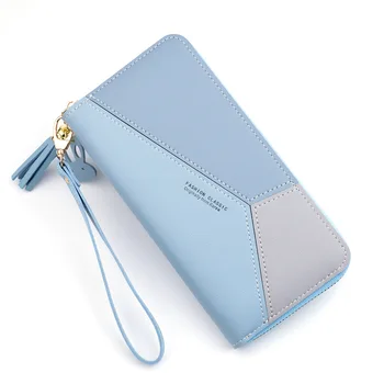 Geometric Women PU Leather Wallet Phone Procket Purse Card Holder Tassel Patchwork Clutch Long Female Money Bag Zip Coin Wallets
Geometric Women PU Leather Wallet Phone Procket Purse Card Holder Tassel Patchwork Clutch Long Female Money Bag Zip Coin Wallets