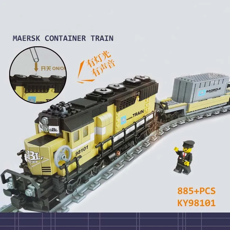 KAZI 2018 New GBL Battery Powered Electric Steam Container Train Building Block Toy Kids Bricks Toys for children brinquedos
KAZI 2018 New GBL Battery Powered Electric Steam Container Train Building Block Toy Kids Bricks Toys for children brinquedos