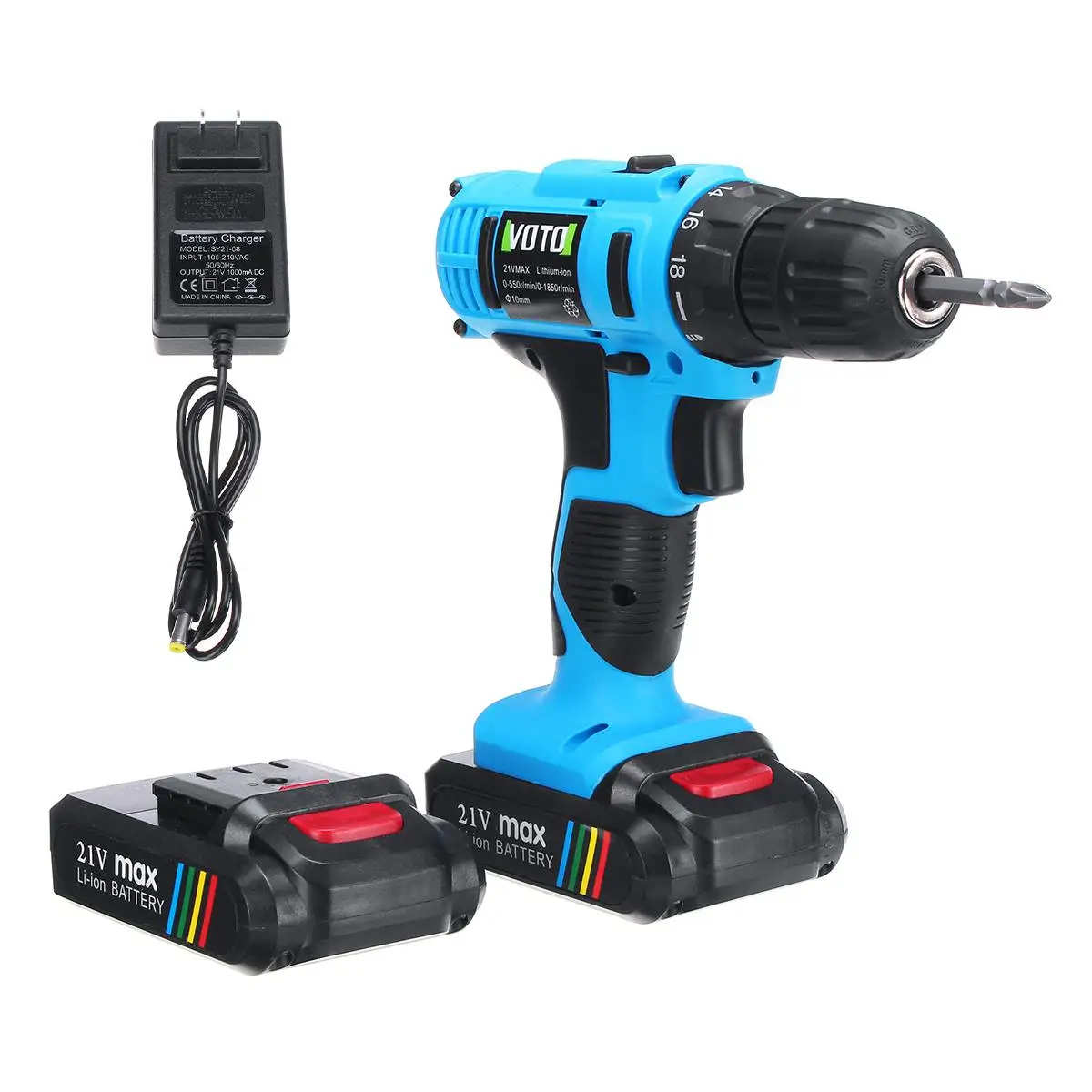 12V/16.8V/21V Mini Electric Screwdrivers Cordless Electric Handheld Drill Lithium-Ion Battery Rechargeable Power Tools 1/2 Speed
12V/16.8V/21V Mini Electric Screwdrivers Cordless Electric Handheld Drill Lithium-Ion Battery Rechargeable Power Tools 1/2 Speed