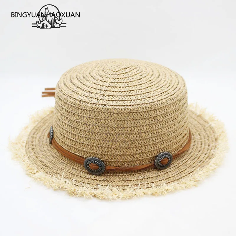 BINGYUANHAOXUAN Hot Sale + Flat High Traw Hat Summer Spring Women's Travel Caps Bandages Beach Sun Hat Breathable Fashion Flower
BINGYUANHAOXUAN Hot Sale + Flat High Traw Hat Summer Spring Women's Travel Caps Bandages Beach Sun Hat Breathable Fashion Flower