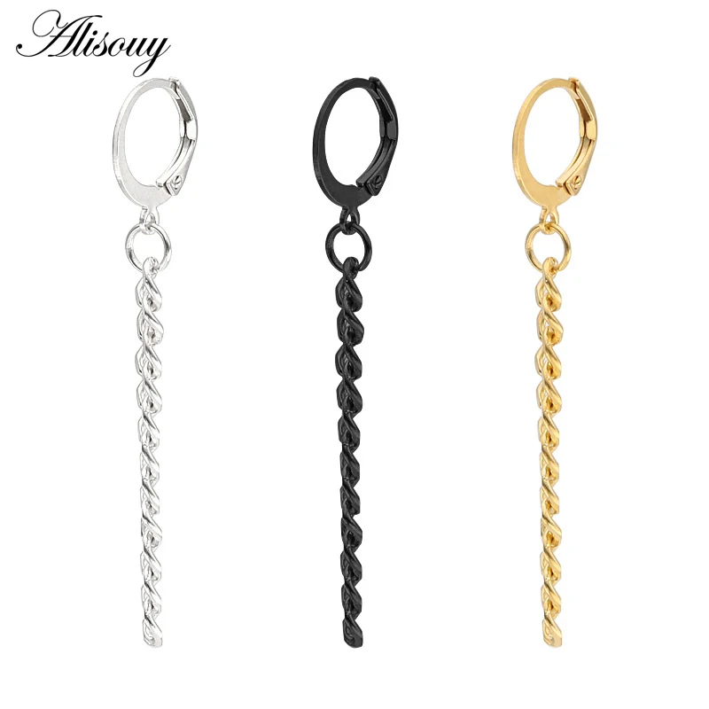 Alisouy Punk Style Steel Tassel Earrings For Men Women Korea Stud Earrings Statement Jewelry Exquisite Gift Wholesale
Alisouy Punk Style Steel Tassel Earrings For Men Women Korea Stud Earrings Statement Jewelry Exquisite Gift Wholesale