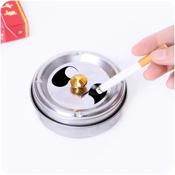 vanzlife European stainless steel rotatable windproof cover ashtray bar Internet cafe office meeting ashtray
vanzlife European stainless steel rotatable windproof cover ashtray bar Internet cafe office meeting ashtray