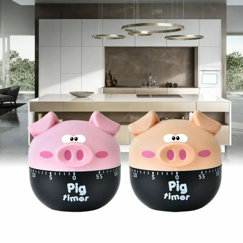 Faroot Cartoon Pig Kitchen Timer Mechanical Alarm Clock Countdown Counters for Baking Learning Cooking Timing Tools
Faroot Cartoon Pig Kitchen Timer Mechanical Alarm Clock Countdown Counters for Baking Learning Cooking Timing Tools