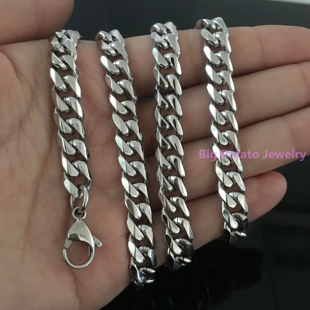 Лидер продаж, модное ожерелье из кубинской цепи из нержавеющей стали 316L с полировкой, 5 мм, 16-40 дюймов, крутые мужские украшения
Лидер продаж, модное ожерелье из кубинской цепи из нержавеющей стали 316L с полировкой, 5 мм, 16-40 дюймов, крутые мужские украшения
