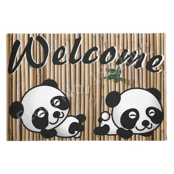 Cute Panda Bamboo Welcome Mat Lovely Animal Panda Floor Door Mat Modern Panda Rug Carpet for Kid Room Hallway Living Room Home
Cute Panda Bamboo Welcome Mat Lovely Animal Panda Floor Door Mat Modern Panda Rug Carpet for Kid Room Hallway Living Room Home