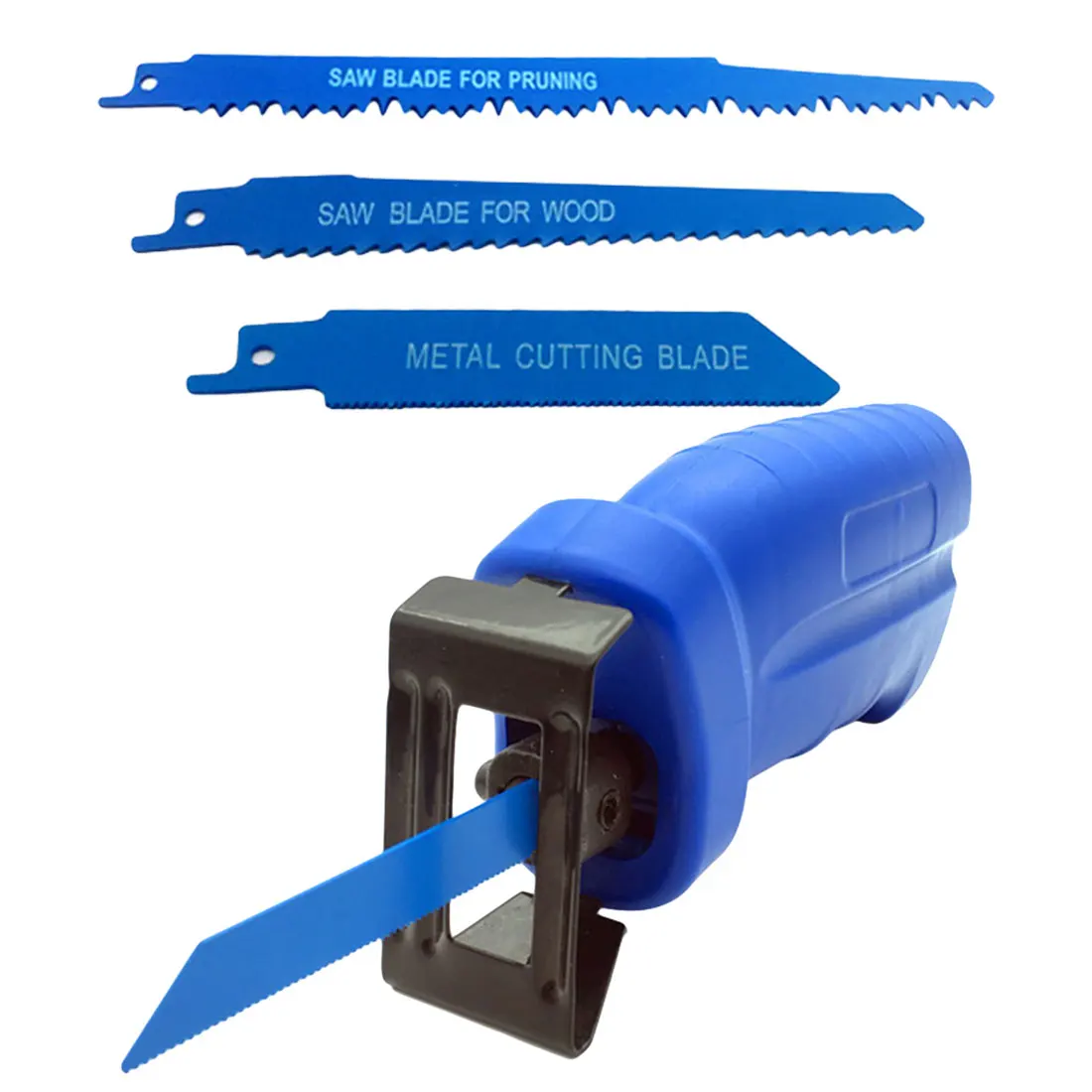 Reciprocating Saw Metal Cutting Wood Cutting Tool Electric Drill Attachment With 3 Blades Power Tool Accessories
Reciprocating Saw Metal Cutting Wood Cutting Tool Electric Drill Attachment With 3 Blades Power Tool Accessories