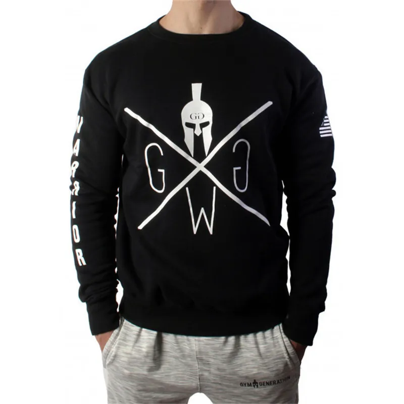 fitness Men Sweatshirt Sport gym long t shirt (8)