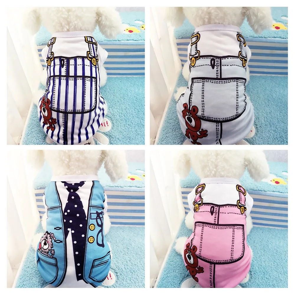 Summer Pet Dog Clothes Puppy Dog Cat Vest Shirt Fake Strap Dog Clothes For Small Dogs Puppy Cat Clothing
Summer Pet Dog Clothes Puppy Dog Cat Vest Shirt Fake Strap Dog Clothes For Small Dogs Puppy Cat Clothing